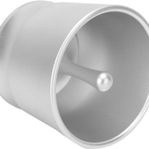 Koffiedoseerring van Aluminiumlegering, Grote Capaciteit voor Eenvoudig Persen voor Thuis, Koffiewinkels, Zilver 51 Mm