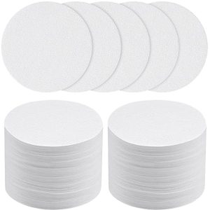 Koffiefilterpapier 400 stuks 54 mm Rond - Papieren Filters voor Koffiezetapparaat en Espressomachine - Wit