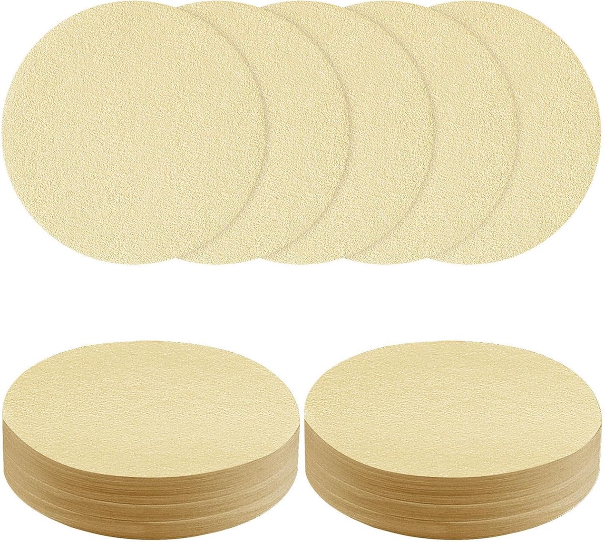 Koffiefilters 100 stuks | 54 mm Rond Papieren Koffiefilter | Compatibel met Koffiezetapparaten en Espressomachines | Vervanging voor Micropapierfilters | Milieuvriendelijk & Zonder Bleekmiddel