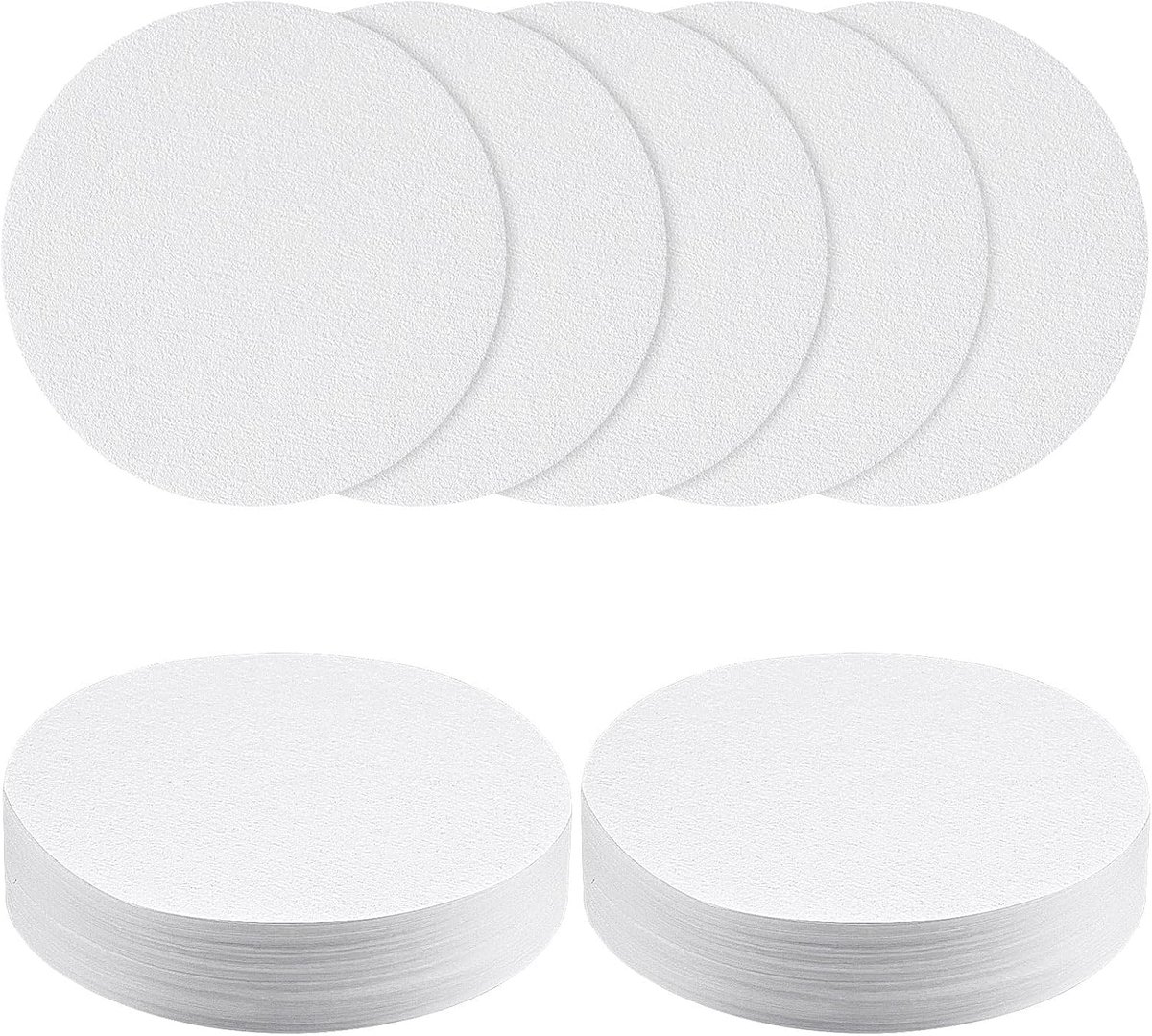 Koffiefilters 100 stuks | 58 mm Rond Papieren Koffiefilter | Compatibel met Koffiezetapparaten en Espressomachines | Vervanging voor Micropapierfilters | Milieuvriendelijk & Zonder Bleekmiddel