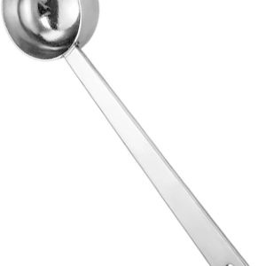 Koffielepel portioneerder, 15 ml, koffielepel, roestvrij staal, koffiemaatlepel met lang handvat, koffiemaatlepel, koffiemaatlepel, koffieportioneerder, voor het afmeten van koffie, poedersuiker