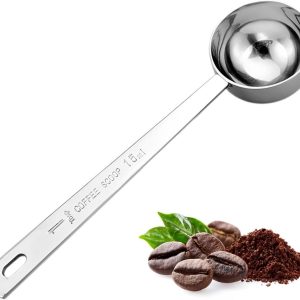 Koffielepel, roestvrij staal, hoogglans gepolijst, theelepel voor thuis, hotel [zilver]