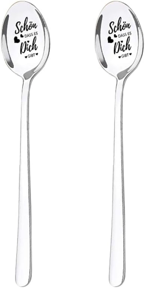 Koffielepels - Cadeaus voor vrouwen, vrienden en grootouders (set van 2)