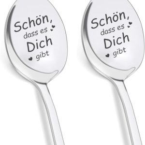 Koffielepels, cadeaus voor mama en papa met gravure E