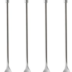 Koffielepelset met lange steel, gepolijste dessertlepel voor thuiskeukenfeest