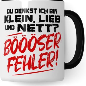 Koffiemok met grappige spreuk