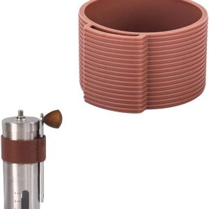 Koffiemolen Accessoire - Molen Houder - Koffie Malen - Antislip Grip - 3 x 5.2 cm - Bruin