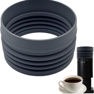 Koffiemolen Balg - Enkele Dosis Balg - Koffie Zetten - Minimaliseert Afval - 12x12x7cm - Donkergrijs