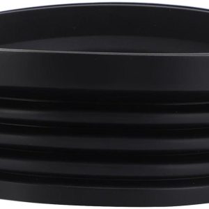 Koffiemolen Balg - Enkele Dosis Trechter - Koffie Malen - Voedselveilig Silicone - 13.5 x 5.5 cm - Zwart