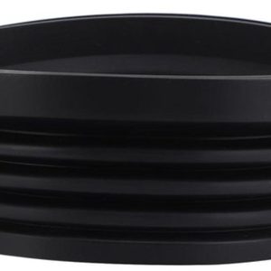 Koffiemolen Balg - Koffie Accessoire - Koffie Bereiden - Minimaliseert Koffieresidu - 15 x 15 x 6 cm - Zwart