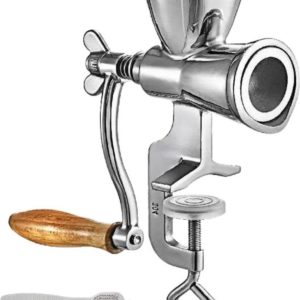 Koffiemolen Deluxe - Graanmolen - Met Tafelklem - RVS - Handmatig