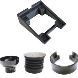 Koffiemolen Doseerring - Trechtersysteem Bellencontainer - Efficiënt Malen - Geoptimaliseerde Hoek - 25 x 15 x 5 cm - Zwart