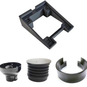 Koffiemolen Doseerring - Trechtersysteem Bellencontainer - Efficiënt Malen - Geoptimaliseerde Hoek - 25 x 15 x 5 cm - Zwart