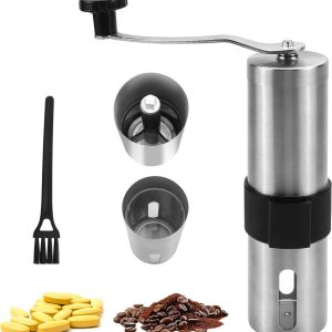 Koffiemolen Handmatig - 304 RVS - Keramisch Maalsysteem - Voor Perfecte Koffie - ShopVlot