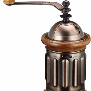 Koffiemolen Handmolen - Hand Koffiemolen - Verse Koffie Zetten - Gietijzeren Molenaar - 185mm hoogte - Zwart