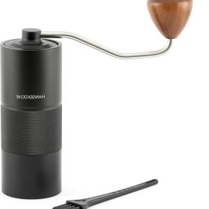 Koffiemolen Hoogwaardige handmatige koffiemolen van roestvrij staal - verstelbare maalgraad - professionele accessoires voor koffiebonen - zwart