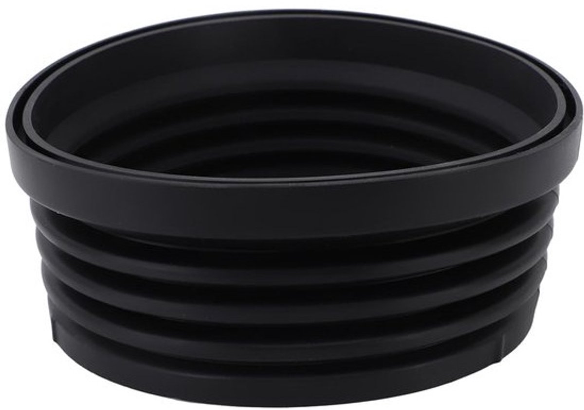 Koffiemolen Hopper - Enkele Dosis Trechter - Minder Afval - Voedselveilige Afdichting - 13.5 x 5.5 cm - Zwart