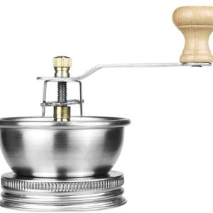 Koffiemolen Opzetstuk - Handmolen Bonen - Vers Gemalen Koffie - Past op Glazen Pot - 70 mm of 86 mm