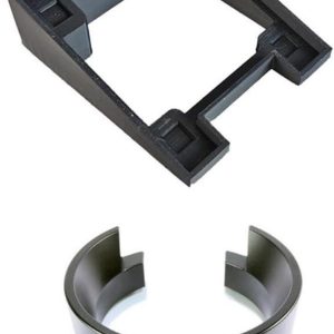 Koffiemolen doseerring - Trechter systeem - Efficiënt malen - Geoptimaliseerde hoek - 16 x 15 x 5 cm - Zwart