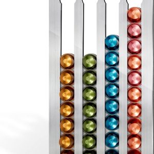 Koffiepadhouder roestvrij staal 40 stks - Nespresso Original Line Pods - Koffie Capsules Houder 16 "L x 86 "W Coffee Capsule Holder