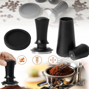 Koffietamper, Koffiemolen, Met Veerbelast Ontwerp, Koffieaccessoires.