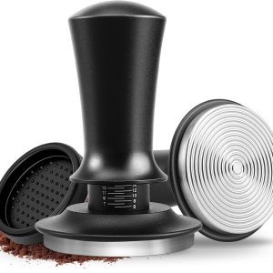 Koffietampper, 51 mm, manipulatie van de machine, instelbare diepte, espressomachine van roestvrij staal voor koffiezetapparaat