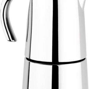 Koffiezetapparaat - Mokkapot Percolator - Koffie Maken - Hoogglans Staal - 1000 ml - Zilver