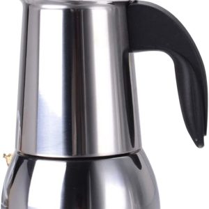 Koffiezetapparaat Pot - Moka Pot - Koffie Zetten - Roestvrij Staal - 450ml - Zilverkleurig