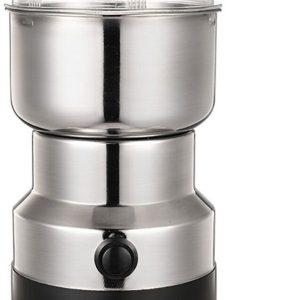 LISM-Deze elektrische koffiemolen heeft vier roestvrijstalen messen en is veelzijdig genoeg om granen, specerijen en zaden te malen, waardoor hij ideaal is voor in de keuken, thuis en op kantoor.