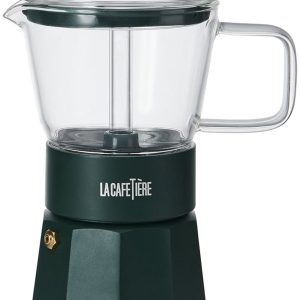 La Cafetière Percolator Verona - Espresso Maker 6 Kopjes - 290 ml - Glas & RVS - Geschikt voor Inductie - Groen