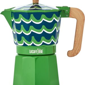 La Cafetière - Venice Percolator - Aluminium - Groen - 6 Kops - 290ml