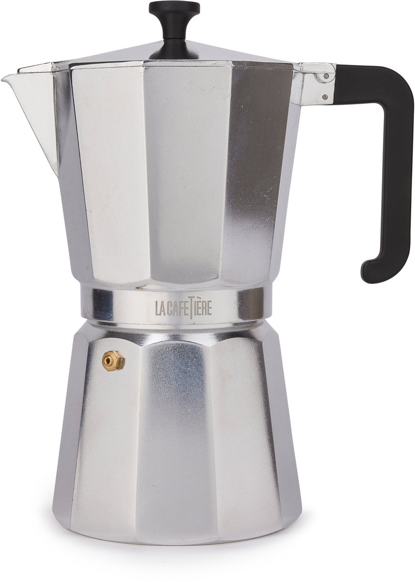 La Cafetière - Venice Percolator - Aluminium - Zilver - 9 Kops - 450ml