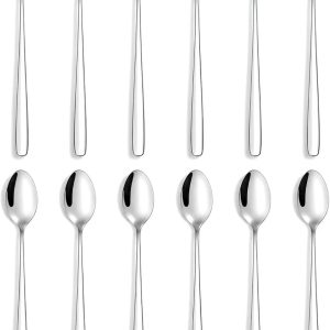 Lepelset met lange steel, 12 stuks