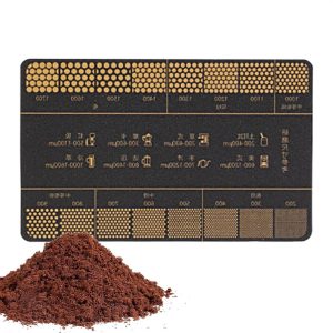Maatgereedschap Koffiemolen - Maalgraad Referentie - Koffie Zetten - Duidelijke Maalgraadweergave - 8.5 x 5.4 cm - Niet gespecificeerd