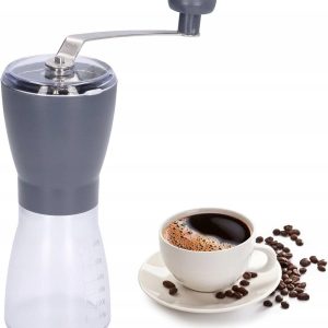Merkloze handmatige koffiemolen met verstelbare schaalverdeling