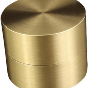 Messing Pot - Koperen Bewaarbus - Keuken Organisatie - Luchtdicht Deksel - 4.9 x 4 cm - Goud