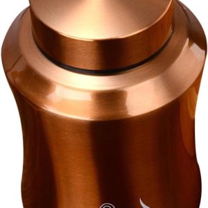 Metalen Theeblik - Koektrommel Blik - Thee Koffie Bewaren - Luchtdichte Deksel - 15x9.5x9.5CM - Goud