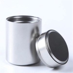Metalen Voorraadbus - Aluminium Blikjes - Thee Koffie Opslag - Geurbestendige Container - 4 stuks 4.5cm - Metaal
