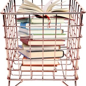 Metalen desktop-opbergmand - Decoratieve organizer voor sticky notes en koffiepads - Roestvrij staal roestbestendig vochtwerend