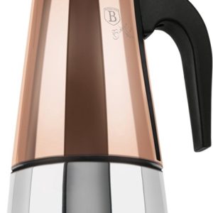 Mokapot voor inductie, 9 kopjes, Rosegold Metallic Line