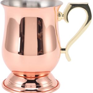 Moskou Cocktail Mule Mok - Roestvrij Staal - Multifunctionele Cocktailbekers - Roos - Voor Bier, Ijsthee, Ijskoffie - Gemakkelijk Sc