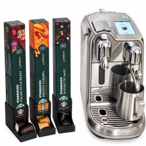 Nespresso Capsulehouder - 3 Stuks - Koffiecup Organizer - Zwart