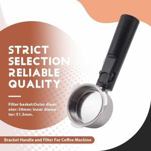 Omgoods - 51 mm Herbruikbare Koffiefilterhouder voor Espressomachines