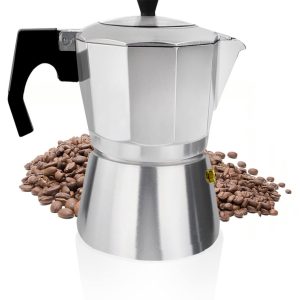 Omgoods - Aluminium Percolator voor Espresso - 3 Kopjes