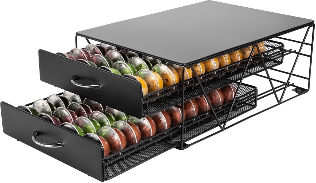 Omgoods - Coffee Pods Holder voor Nespresso Vertuoline - Multi-Tier Opslag voor 80 Capsules