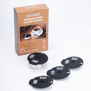 Omgoods - Herbruikbare Koffiecapsules - 4 Stuks Compatibel met Bosch Tassimo