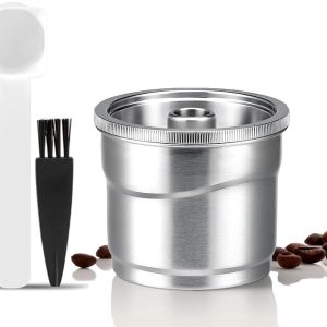 Omgoods - Herbruikbare Koffiepads - RVS Vervangbare Koffiecapsules voor X7/Y3/Y5