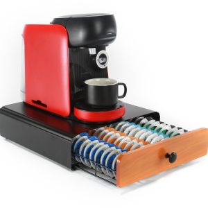 Omgoods - Koffiecapsulehouder met Lade voor 64 Tassimo Cups