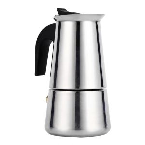 Omgoods - RVS Espresso Maker 450ml voor Moka Koffie