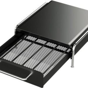 Opberglade Capsules - Koffiehouder Organizer - Keuken Organiseren - Ruimtebesparend Ontwerp - 30 x 10 x 31 cm - Zwart
